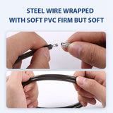 Flexible Neck Mount for Gopro and Smartphones - Compatible with Action Cameras - Close-Up Angle