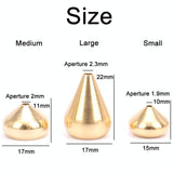 10-piece Drop-shaped Incense Burner Bracket - Medium Size - Top-Down View