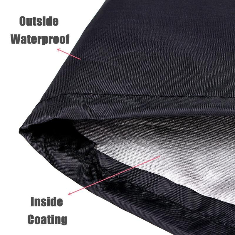 Rainproof Round Table Cover for Outdoor Garden Grill - 77x70cm