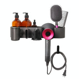 Bathroom Storage Shelf Bracket - Organize your Space - For Dyson Hair Dryer Hd15 - Front View