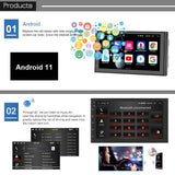 10 Inch Android Wifi Car Navigation Player 2 + 32G Reversing Video Standard + 4Lights Camera - Close-Up Angle