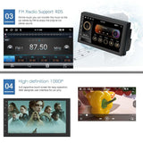 10 Inch Android Wifi Car Navigation Player 2 + 32G Reversing Video Standard + 4Lights Camera - Low Angle
