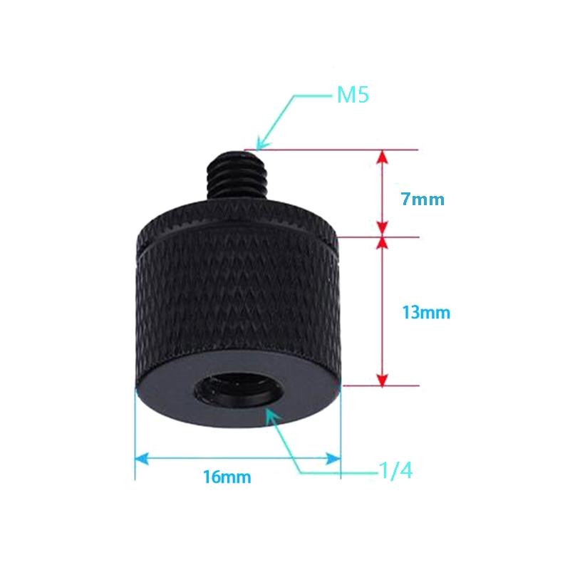 4-Piece A19 1 / 4 Female To M5 Male Screw Adapters