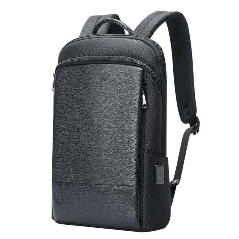 Waterproof Business Laptop Backpack - Genuine Leather Lightweight - Flagship