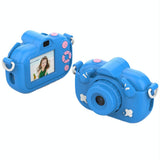 2.0-Inch 4X Zoom Hd Digital Camera For Kids - Blue - Yellow+32G - Extra Image