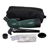 High Definition Birding Scope with Tripod - 25-75x70 - Green Film - 19Mm Eyepiece Red Film - Rear View