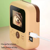 Children's Instant Camera with 2.4 Hd Screen & 16gb Memory Card Available - Top-Down View