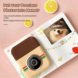 Children's Instant Camera with 2.4 Hd Screen & 16gb Memory Card Available - Rear View