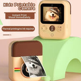 Children's Instant Camera with 2.4 Hd Screen & 16gb Memory Card Available - Close-Up Angle