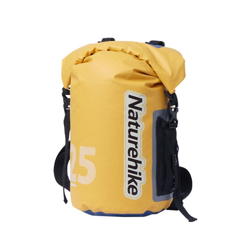Waterproof Rafting Bag Dry Wet Separate Shoulder Pack For Outdoor Swimming 10L Green - 15L White