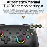 Wireless Gamepad for Nintendo Switch / Pro - Tooth Design - Tbd0603716902 White Green - Rear View