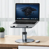 Portable Aluminum Laptop Stand for Better Cooling and Ergonomic - Front View