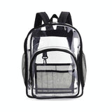 Waterproof Pvc Backpack for Students - Compact and Durable - Light Grey