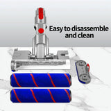 Universal Electric Floor Brush with Double Roller for Dyson Slim - 45-Degree Angle