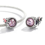 925 Sterling Silver Elf Orb Beads For Diy Bracelets & Necklaces - Rear View