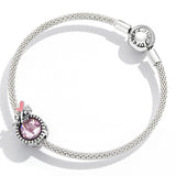 925 Sterling Silver Elf Orb Beads For Diy Bracelets & Necklaces - Close-Up Angle