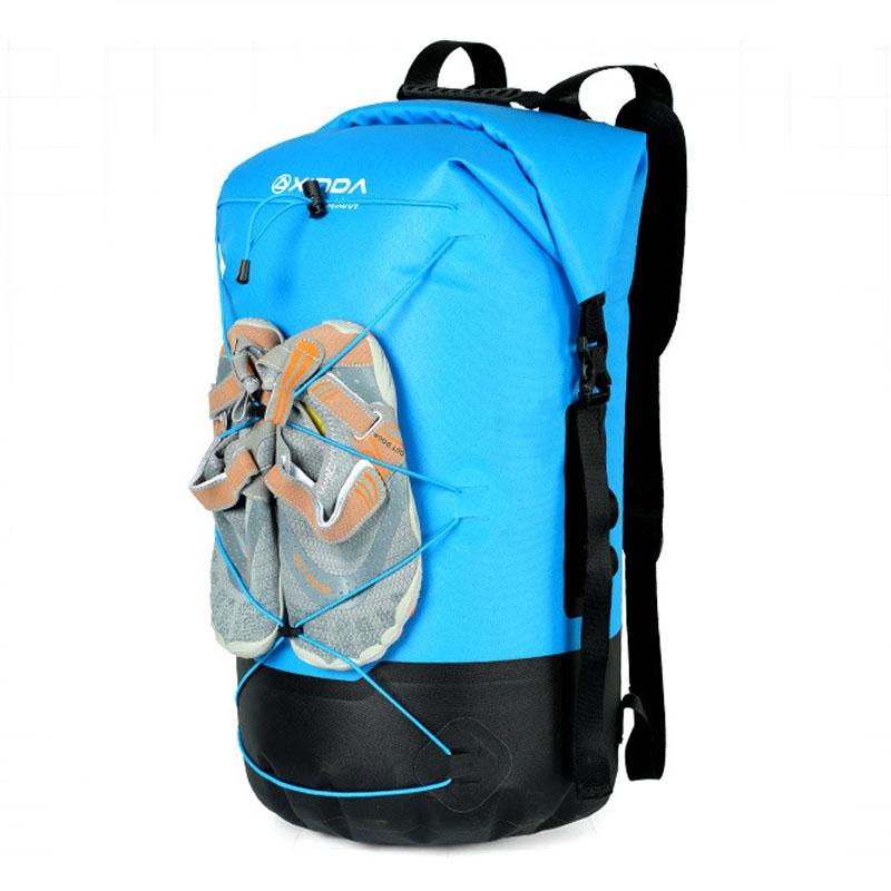Waterproof Outdoor Stream Tracing Backpack Black 16L - Black-36L