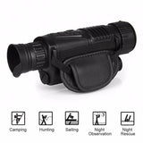 Usb Charging Infrared Monocular Telescope - Professional Night Vision - Close-Up Angle