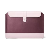 Microfiber Notebook Liner Bag - Wine Red - 14-15.4 Inch - Front View