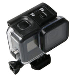 60m Waterproof Diving Case for Gopro Hero6 / 5 with Touch Screen Back Door and Filter Buckle - Top-Down View
