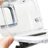 60m Waterproof Diving Case for Gopro Hero6 / 5 with Touch Screen Back Door and Filter Buckle - 45-Degree Angle
