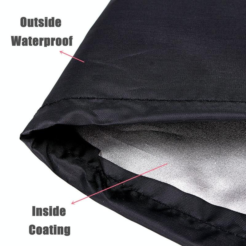 Rainproof Round Table Cover for Outdoor Garden Grill - 92x30cm