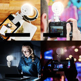 Mini Led Clip-on Selfie Fill Light for Phones - Close-Up Angle