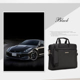 Waterproof Nylon Laptop Bag - 15.6 Inch One Shoulder Portable - Black - Extra Image