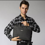 Waterproof Nylon Laptop Bag - 15.6 Inch One Shoulder Portable - Black - Extra Image