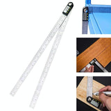 Digital Angle Finder Protractor Ruler - Lcd Display - Front View