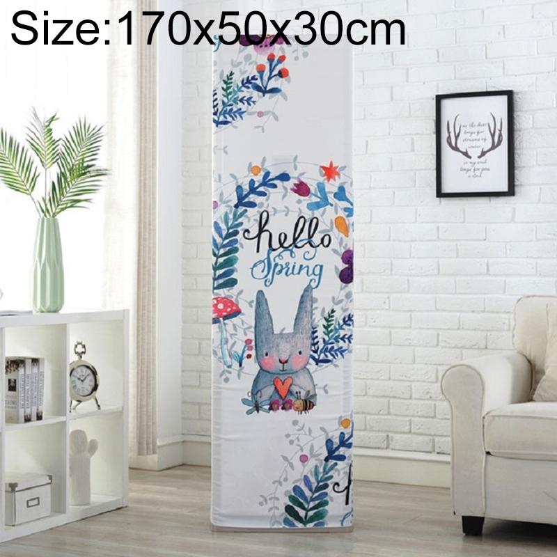 Rabbit Fabric Dust Cover for Vertical Cabinet Ac - 170x50x30cm