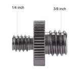 1 / 4 to 3 / 8 Adapter Screw for Male Threads - 45-Degree Angle