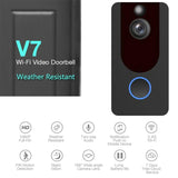 1080P Full Hd Wifi Security Doorbell With Intercom And Weather Resistance
