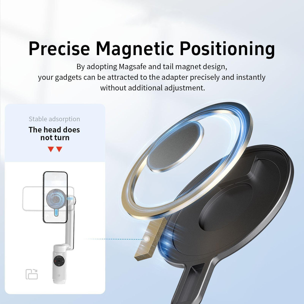 Insta360 Flow Magnetic Adapter for Amagisn Gimbal - Magsafe Compatible