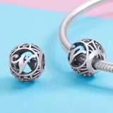 925 Sterling Silver 26 English Letter Beads For Diy Bracelets & Necklaces Style - V - 45-Degree Angle