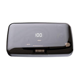 Rotatable Bluetooth Earphone with Charging Box & Digital Display - Rear View