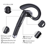 Rotatable Bluetooth Earphone with Charging Box & Digital Display - Low Angle