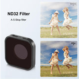 Action Camera Lens Filter for Gopro Hero12/11/10/9 - Rear View
