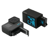 Usb-c Dual Battery Charger for Gopro Hero6 / 5 with Cable - Rear View