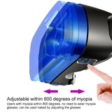 3d Vr Glasses for Mobile Phones - Blu-ray Coated Lenses - Top-Down View