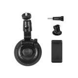 Universal Car Phone Mount with Suction Cup and Tripod Adapter - Low Angle