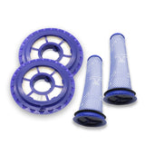 4-in-1 Rear Filter & Pre-filter for Dyson Dc41 / Dc65 Vacuum Accessories - Front View