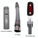 3-in-1 Bendable Anti-static Suction Head Kit for Dyson V6 / Dc Vacuum - Side View