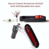 3-in-1 Bendable Anti-static Suction Head Kit for Dyson V6 / Dc Vacuum - Top-Down View