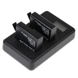 Gopro Hero4 Charger with Dual Batteries and Lcd Screen
