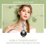 925 Sterling Silver Pearl Pendant For Diy Bracelets & Necklaces - Side View