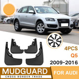 For Audi Q5 2009-2016 4Pcs / Set Car Auto Soft Plastic Splash Flaps Fender Guard