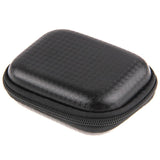 Waterproof Carbon Fiber Portable Case for Gopro and Other Sport Cameras - 8cm x 6cm x 2.5cm - Top-Down View