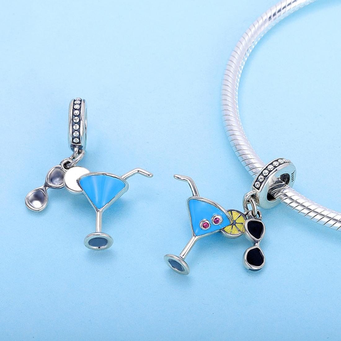 925 Sterling Silver Summer Beaded Bracelet For Women