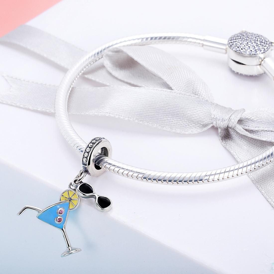 925 Sterling Silver Summer Beaded Bracelet For Women